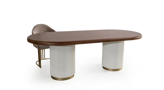 Product img 1, Calista Oval Yemek Masası